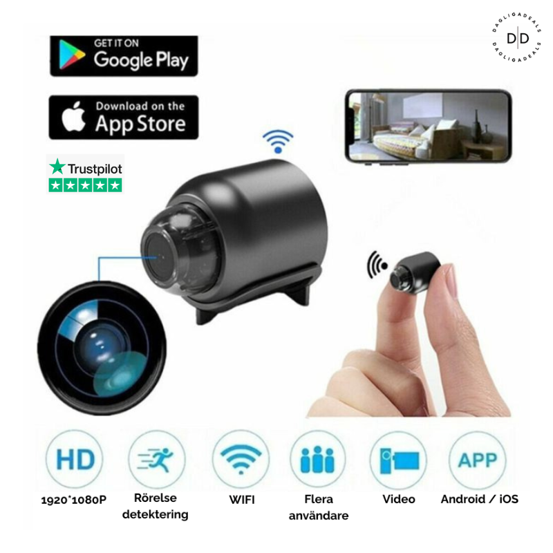 SpyCamPro™ | Ett diskret sätt att övervaka allt du värdesätter!