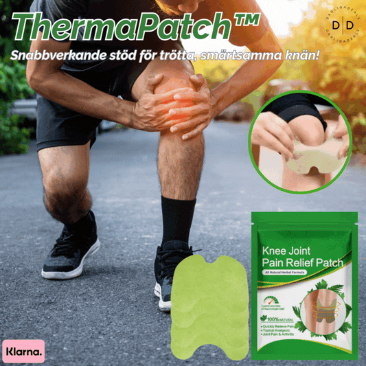 ThermaPatch™ | Snabbverkande stöd för trötta, smärtsamma knän!