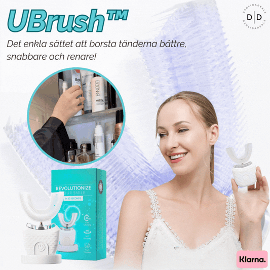 UBrush™ | Det enkla sättet att borsta tänderna bättre, snabbare och renare!