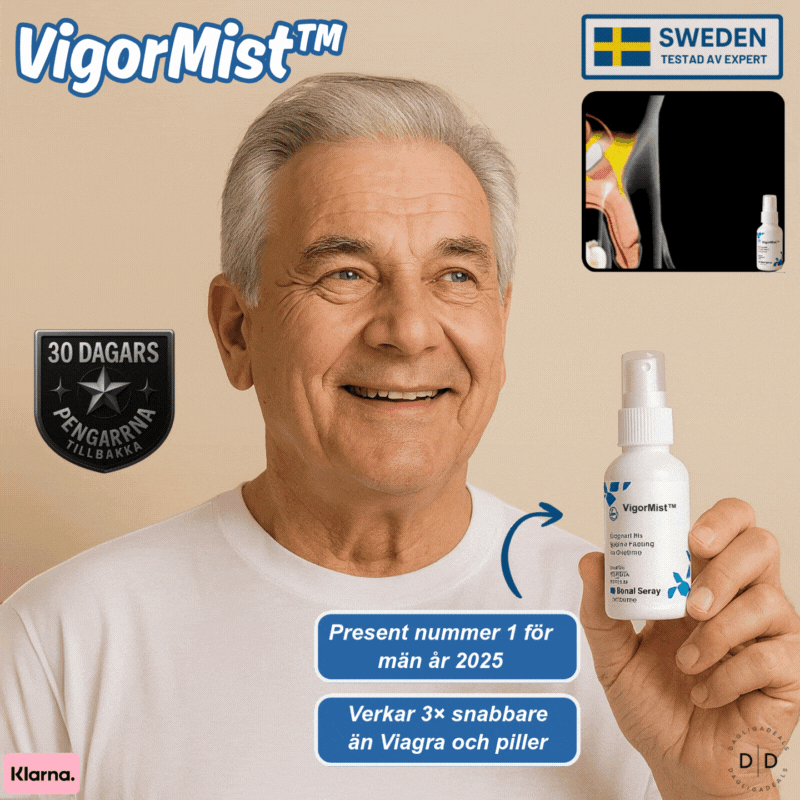 VigorMist™ | Den snabbaste boosten för mäns prestation i sovrummet