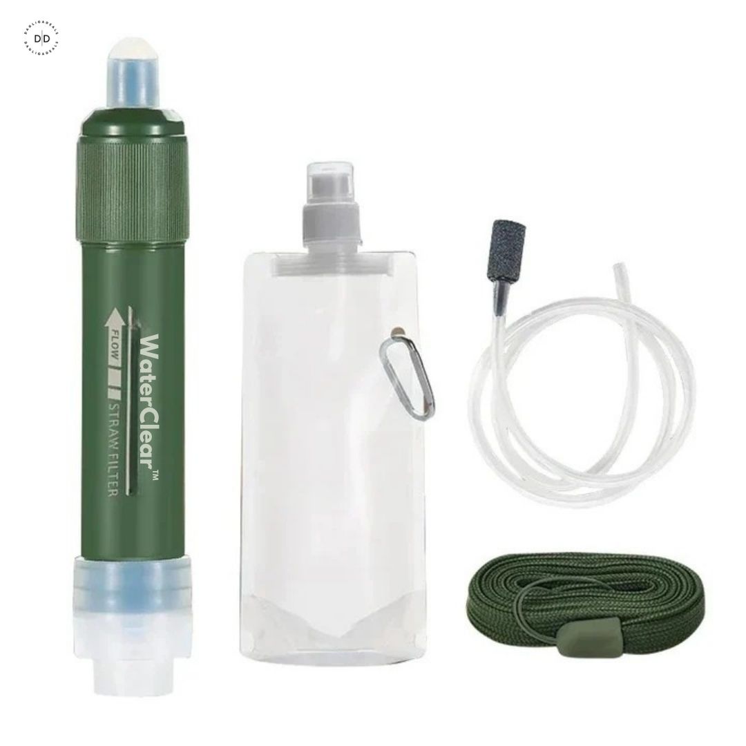 WaterClear™ | Kompakt och portabelt filter för rent och friskt vatten