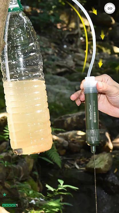 WaterClear™ | Kompakt och portabelt filter för rent och friskt vatten