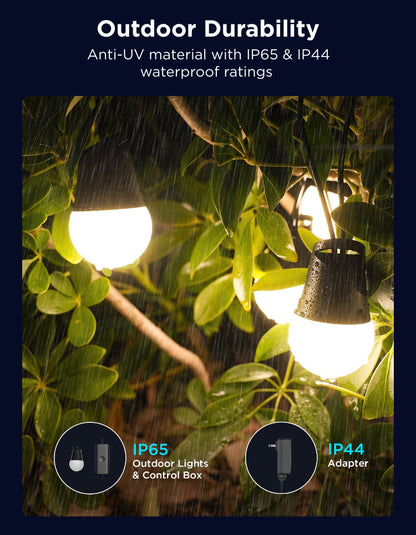 LumaGård™ | Regn eller solsken, låt din utomhusmiljö lysa smart!