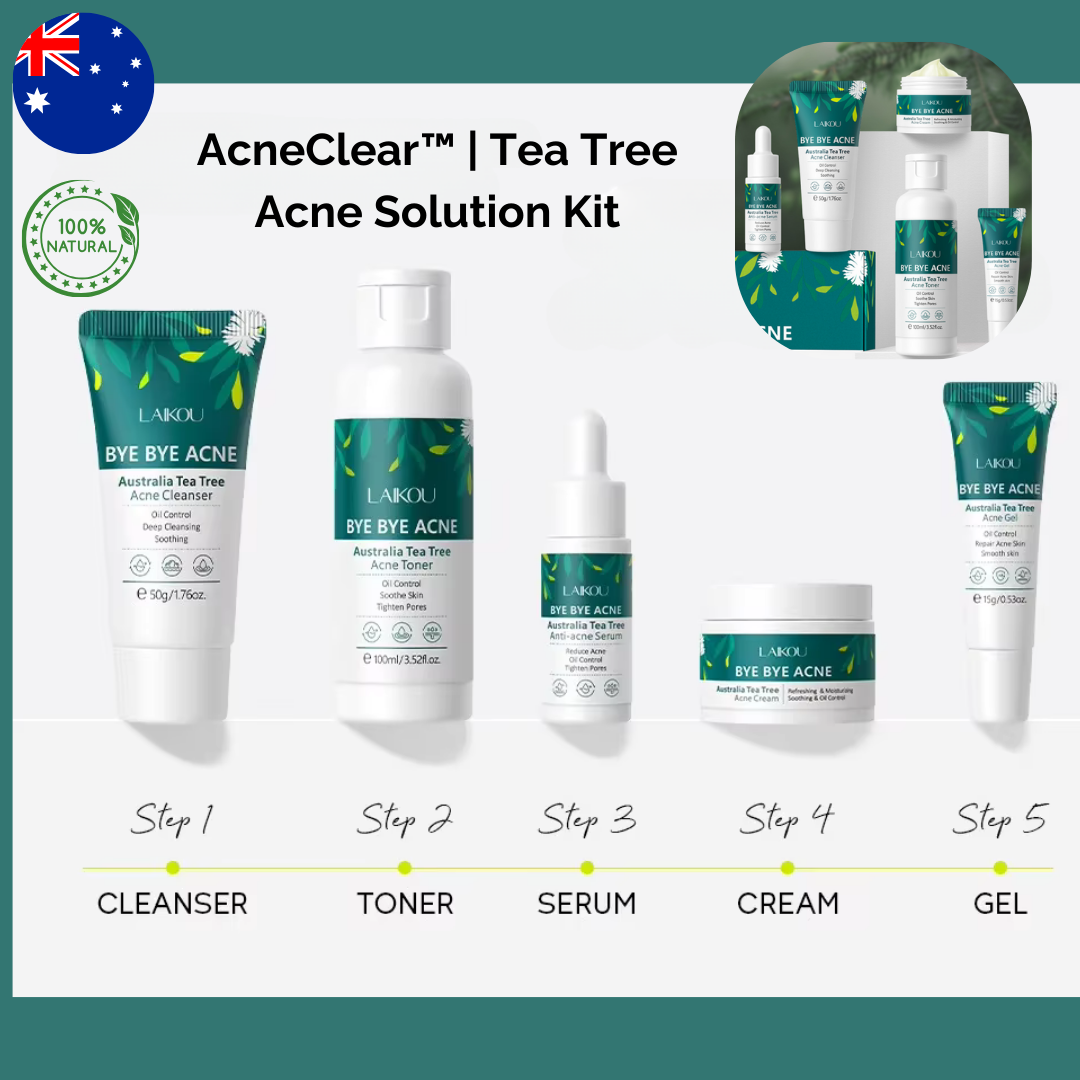 AcneClear™ | Tea Tree Acne Solution Kit