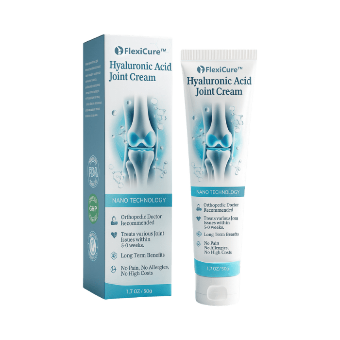 FlexiCure™ ledkräm | Minskar knäsmärta med upp till 87 % – på bara 48 timmar!