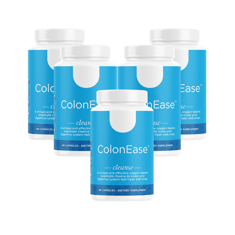 ColonEase™ | Smärtfritt löser upp förhårdnad avföring och ger bekväma tarmtömningar på 3 dagar