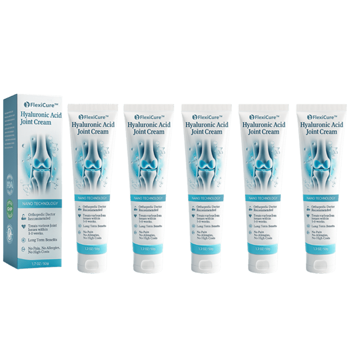 FlexiCure™ ledkräm | Minskar knäsmärta med upp till 87 % – på bara 48 timmar!