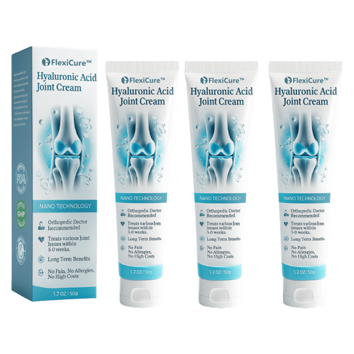 FlexiCure™ ledkräm | Minskar knäsmärta med upp till 87 % – på bara 48 timmar!