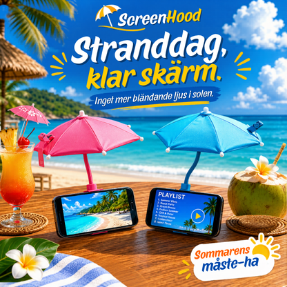 ScreenHood™ | Sluta skärma av din telefon med handen som om det vore 2005.
