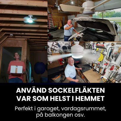 GlowFanPro™ | Det smartaste sättet att kyla ner vilket rum som helst – utan att förstöra väggarna