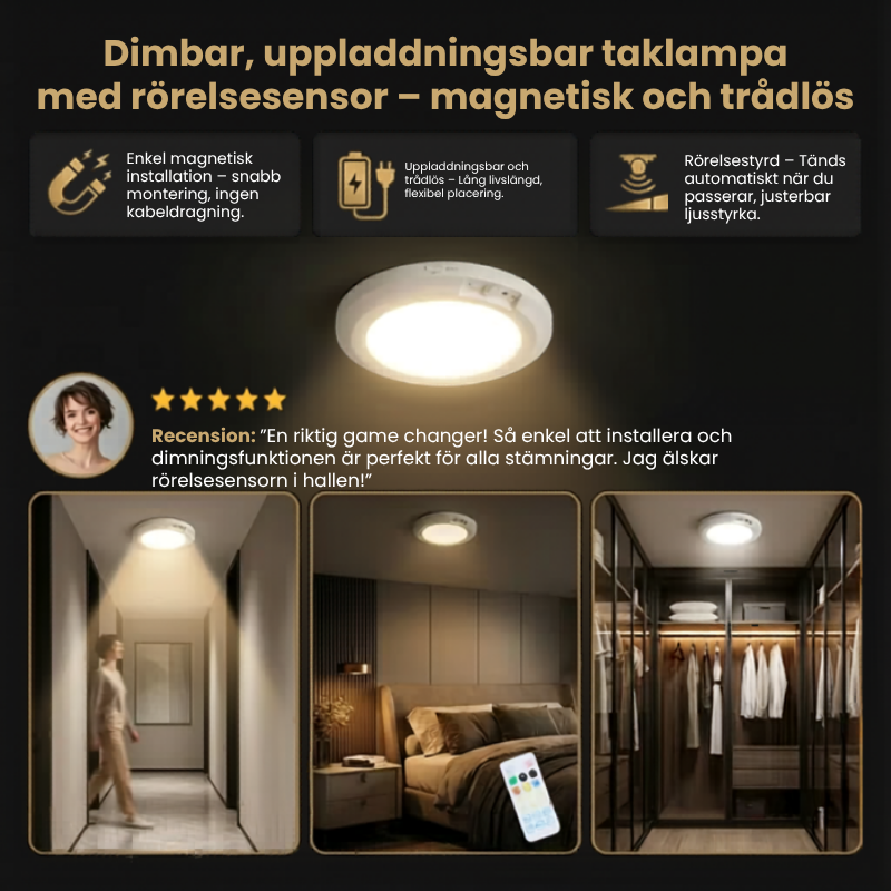 MotionLight™ | Ett smartare och säkrare nattljus som installeras på några sekunder