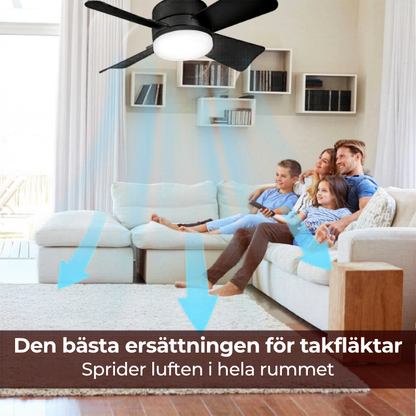 GlowFanPro™ | Det smartaste sättet att kyla ner vilket rum som helst – utan att förstöra väggarna