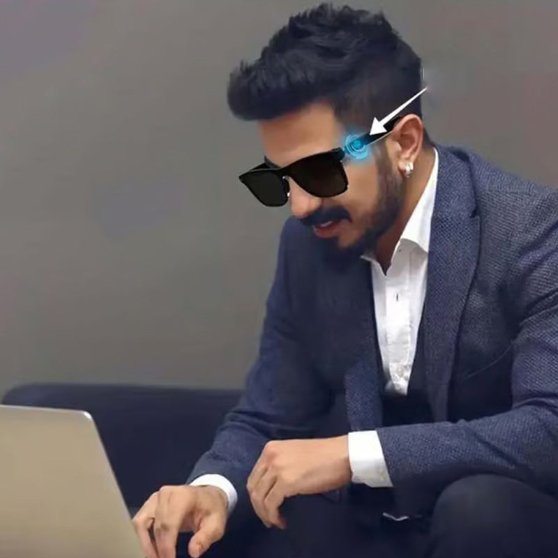 AI-Wear™ | Text-till-tal, GPS, översättning – smarta glasögon som klarar allt!